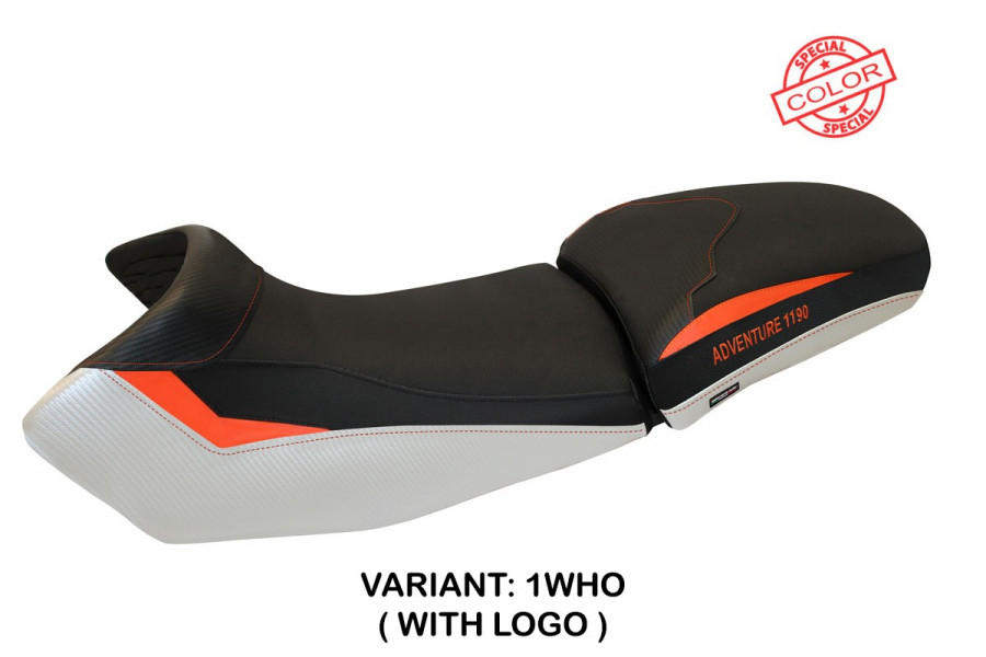 Funda de asiento compatible KTM 1190 Adventure (13-16) modelo Fasano special color