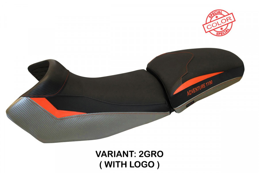 Funda de asiento compatible KTM 1190 Adventure (13-16) modelo Fasano special color