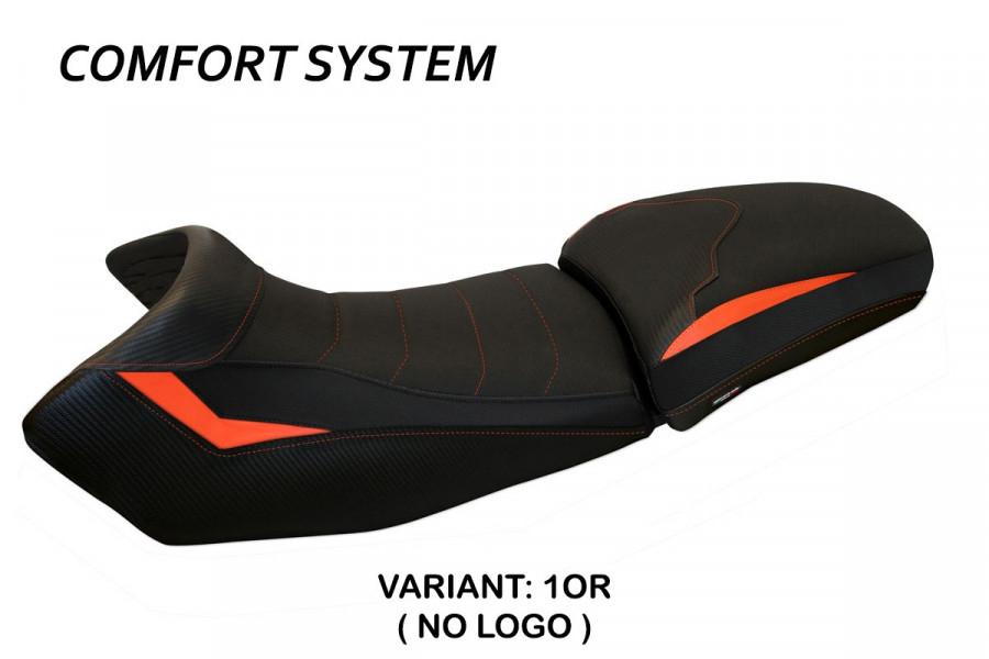 Funda de asiento compatible con KTM 1290 Super Adventure S - T (15-20) modelo Eden comfort system