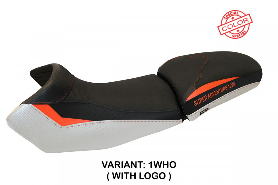 Funda de asiento compatible con KTM 1290 Super Adventure S - T (15-20) modelo Eden special color