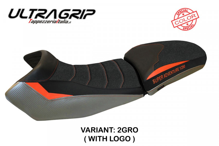 Funda de asiento compatible con KTM 1290 Super Adventure S - T (15-20) modelo Eden special color ultragrip