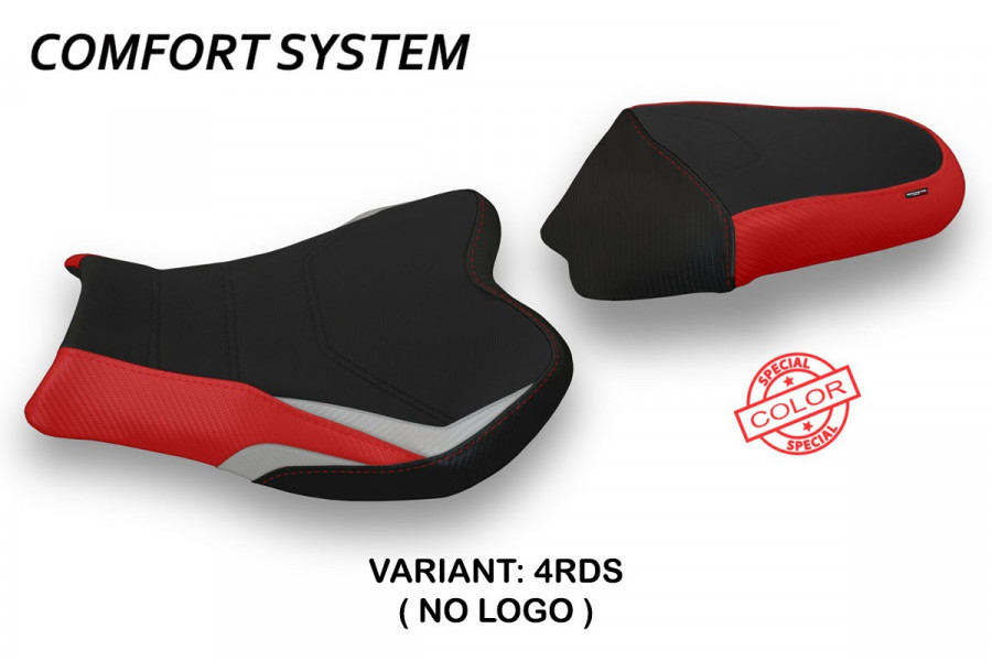 Funda de asiento compatible Suzuki GSX R 1000 (09-16) modelo Itri special color 2 comfort system