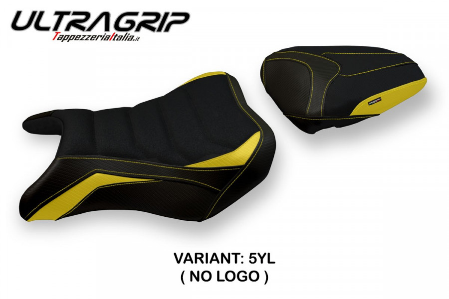 Funda de asiento compatible con Suzuki GSX S 750 (17-21) modelo Kyoto 2 ultragrip