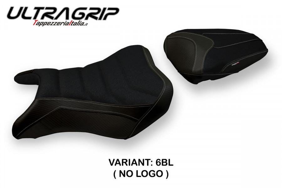 Funda de asiento compatible con Suzuki GSX S 750 (17-21) modelo Kyoto 2 ultragrip