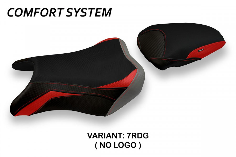 Funda de asiento compatible Suzuki GSX S 750 (17-21) modelo Hokota special color comfort system