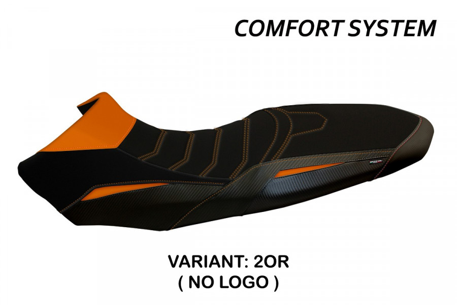 Housse de selle compatible KTM 1290 Super Adventure R (17-20) modèle Ginevra 2 comfort system