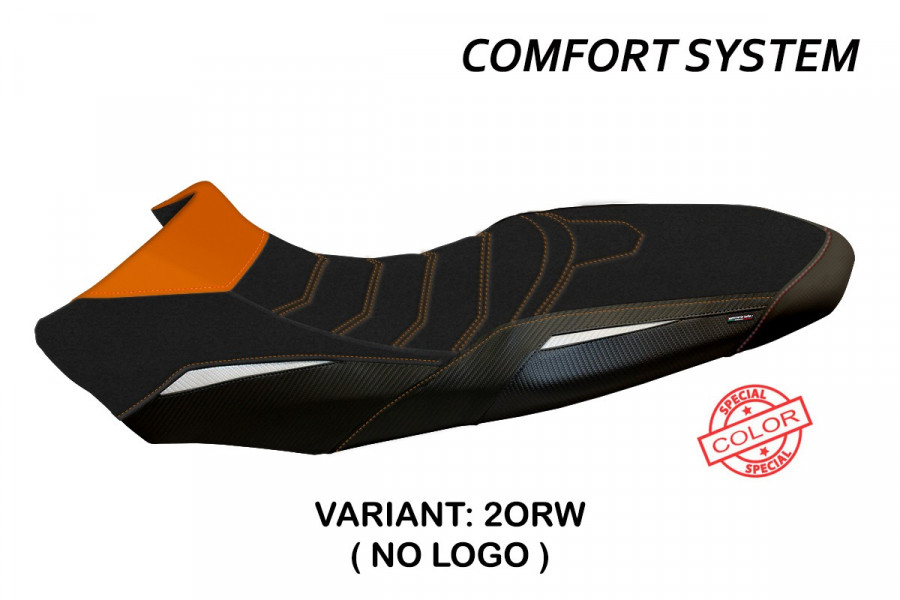 Housse de selle compatible KTM 1290 Super Adventure R (17-20) modèle Ginevra special color comfort system