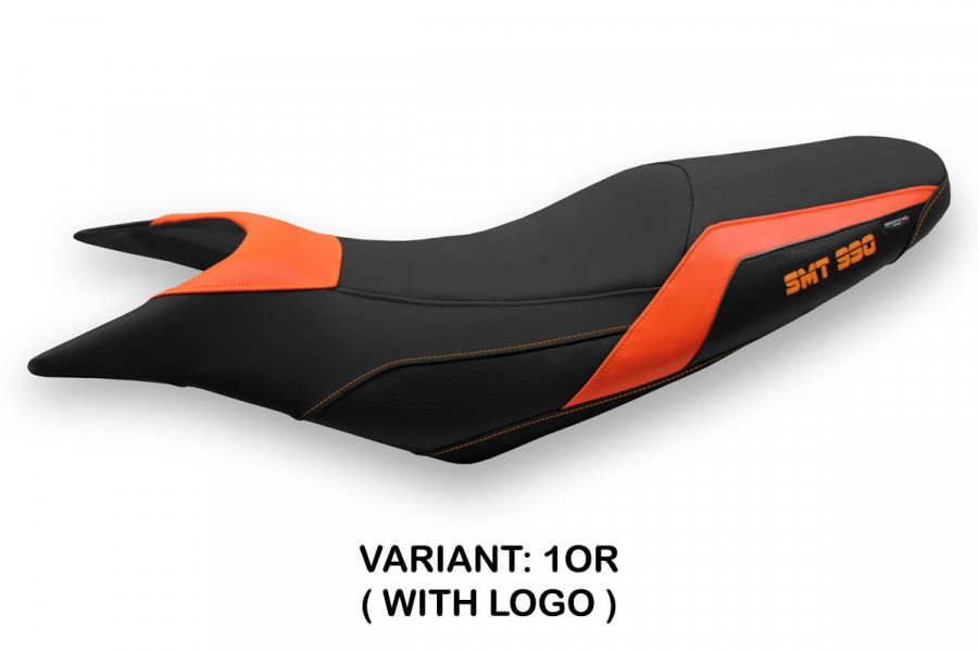 Housse de selle compatible KTM 990 Supermoto T (09-16) modèle Maida