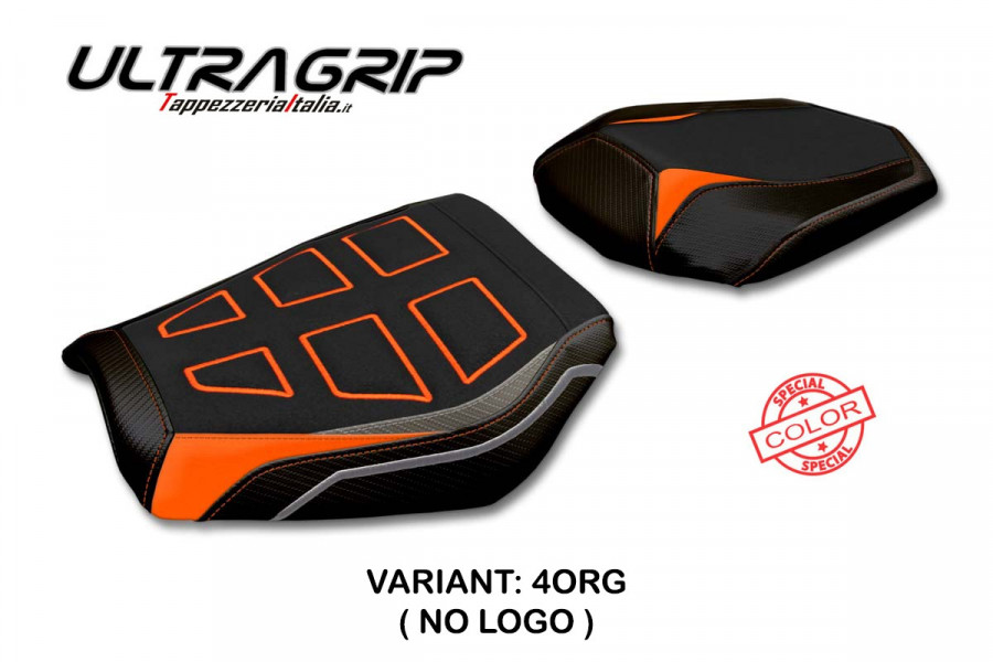 Funda de asiento compatible con KTM 1290 Super Duke R (20-22) modelo Delhi ultragrip