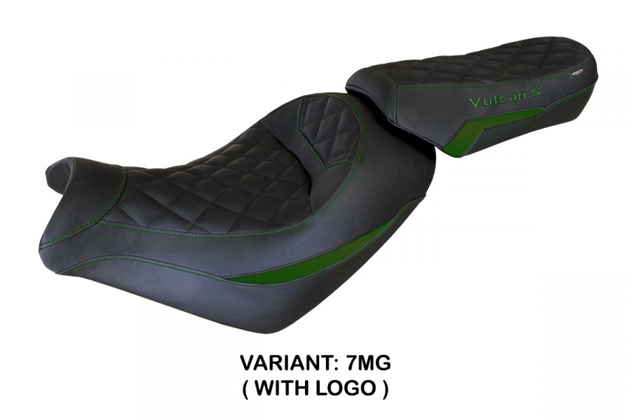 Funda de asiento compatible con Kawasaki Vulcan (14-22) modelo Taipei