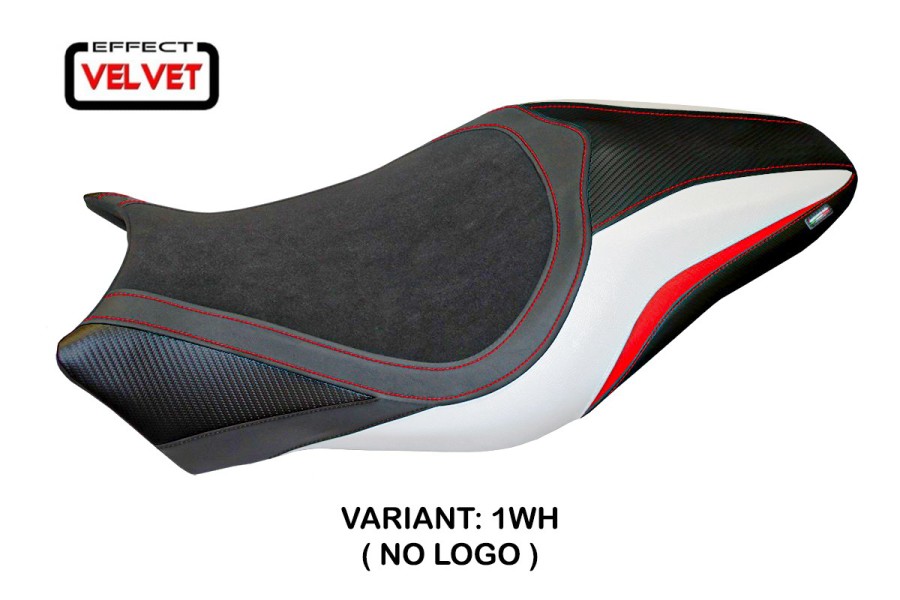 Housse de selle compatible Ducati Monster 797 (17-20) modèle Alzira velvet