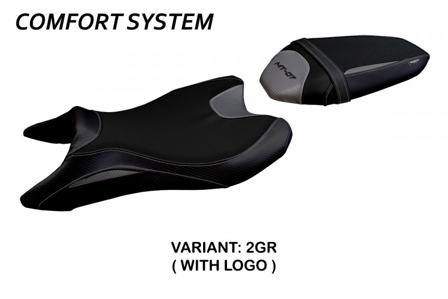 Sitzbezug kompatibel Yamaha MT-07 (18-22) Modell Sanya comfort system