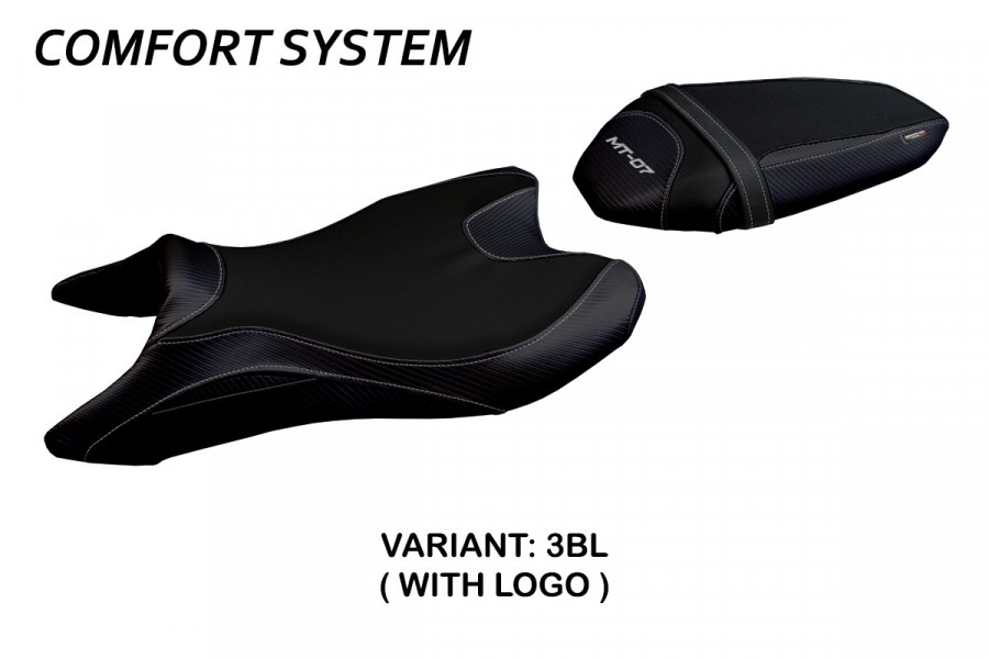 Sitzbezug kompatibel Yamaha MT-07 (18-22) Modell Sanya comfort system