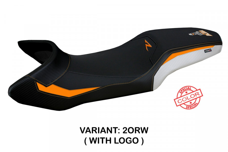 Housse de selle compatible KTM 1290 Super Adventure R (21-22) modèle Xitta coloris spécial