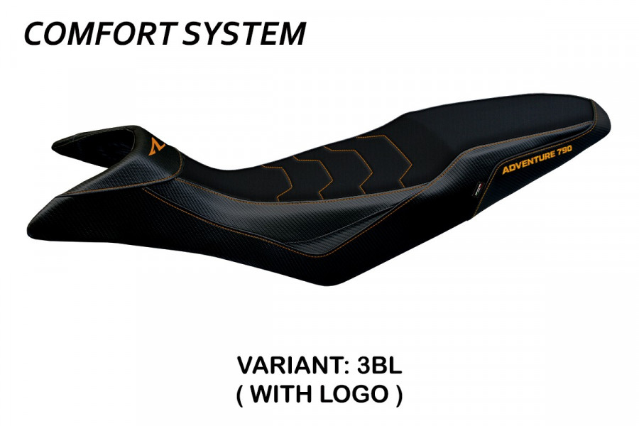 Housse de selle compatible KTM 790 Adventure R (19-20) modèle Elk comfort system