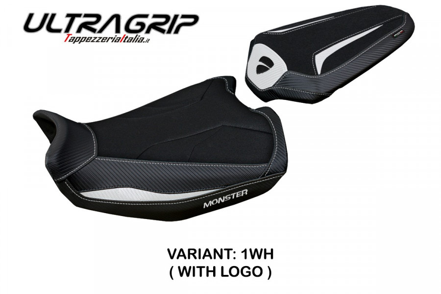 Funda de asiento compatible con Ducati Monster 937 (21-22) modelo Linosa Ultragrip