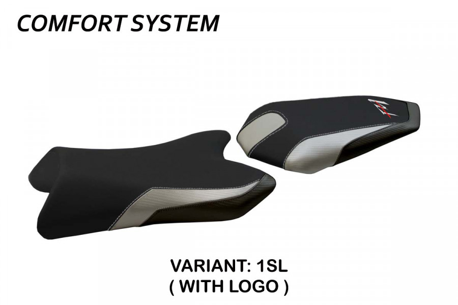 Funda de asiento compatible Yamaha FZ1 (06-16) modelo Vicenza comfort system