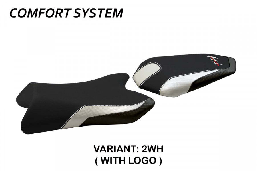 Funda de asiento compatible Yamaha FZ1 (06-16) modelo Vicenza comfort system