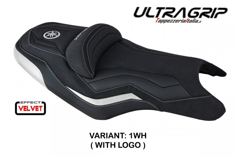 Funda de asiento compatible con Yamaha T-Max (08-16) modelo MCN velvet ultragrip