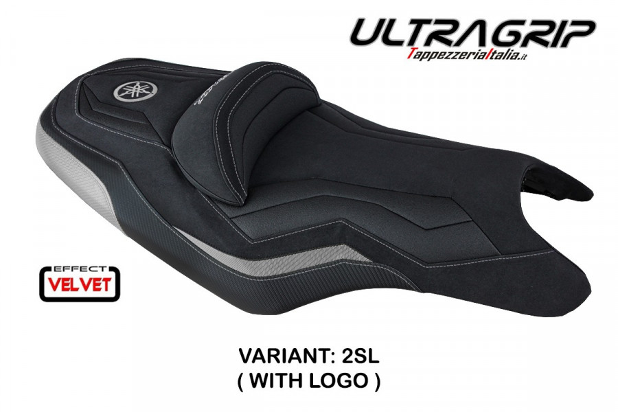 Funda de asiento compatible con Yamaha T-Max (08-16) modelo MCN velvet ultragrip