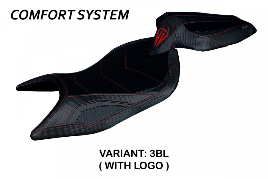 Rivestimento sella compatibile Aprilia RS 660 (21-22) modello Naxos comfort system