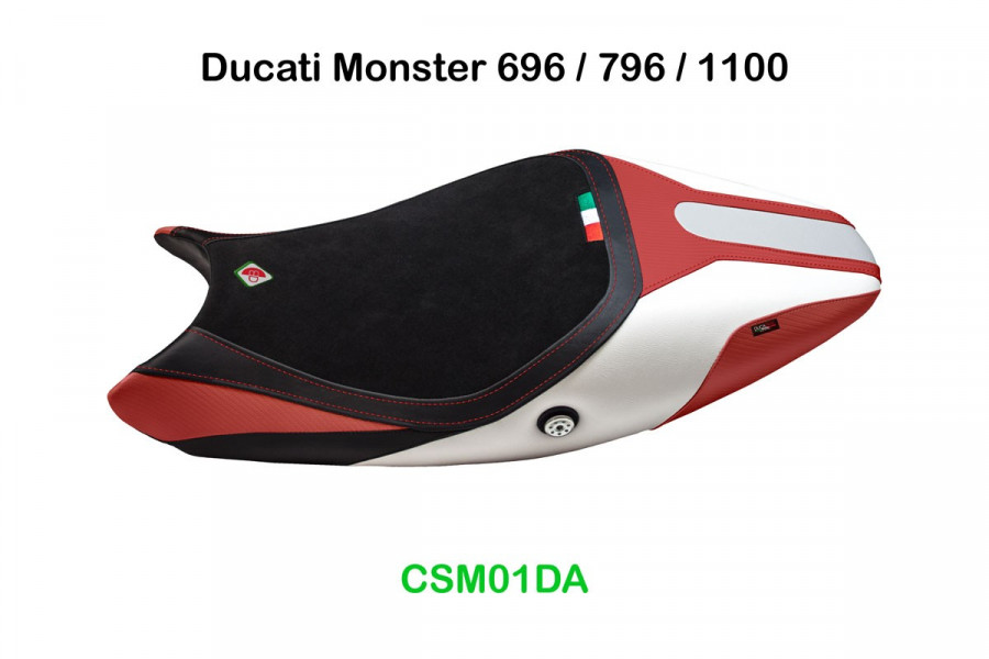 Funda de asiento compatible con Ducati Monster 696/796/1100