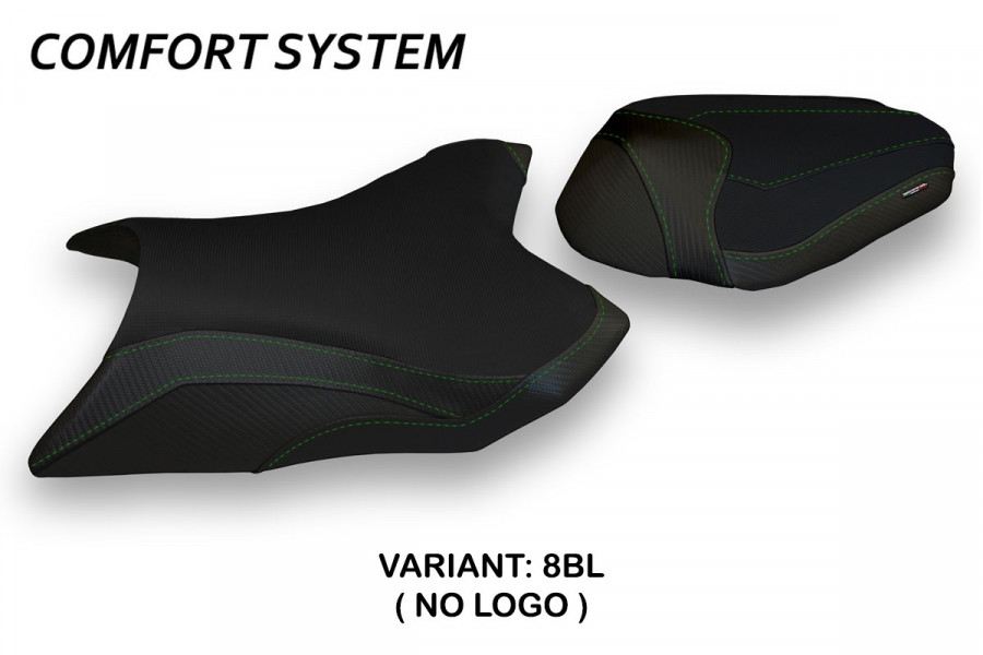 Funda de asiento compatible con Kawasaki Z 800 (13-16) modelo Kemi comfort system