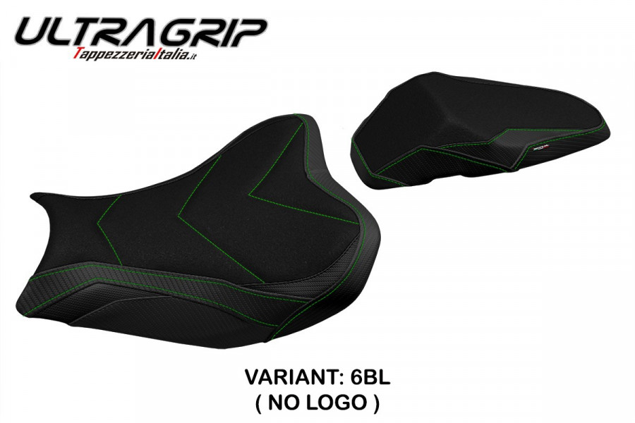 Funda de asiento compatible con Kawasaki Z 900 (17-22) modelo Shara 1 ultragrip