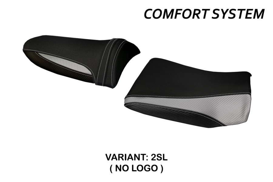 Funda de asiento compatible con Kawasaki Z 750 (03-06) modelo Pozzuoli 1 comfort system