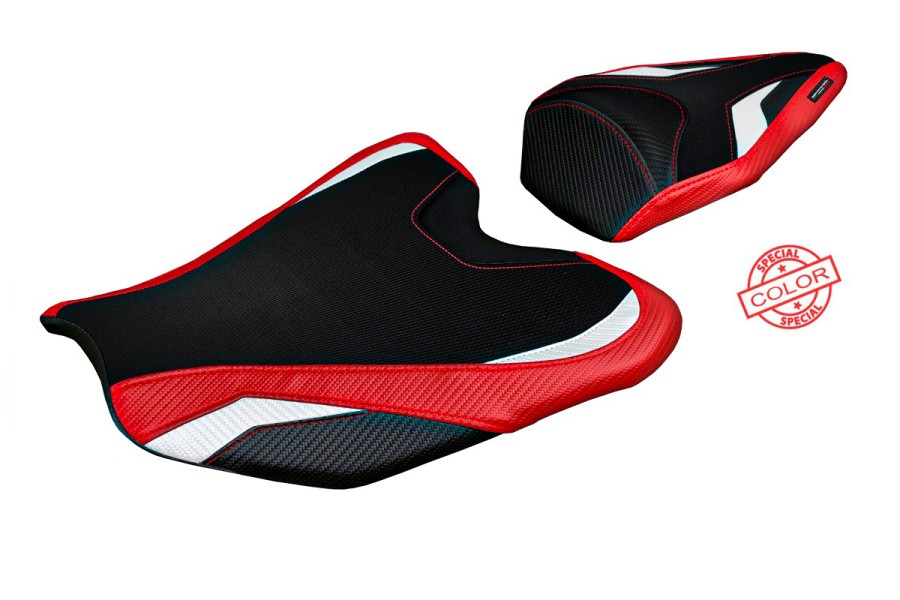 Funda de asiento compatible Honda CBR 1000 RR-R Fireblade (20-22) modelo Adrano color especial