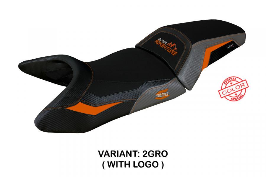 Funda de asiento compatible con KTM 1290 Super Adventure S (21-22) modelo Lumiar