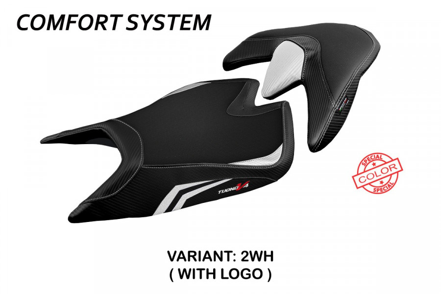 Funda de asiento compatible Aprilia Tuono V4 (21-22) modelo Zuera comfort system special color