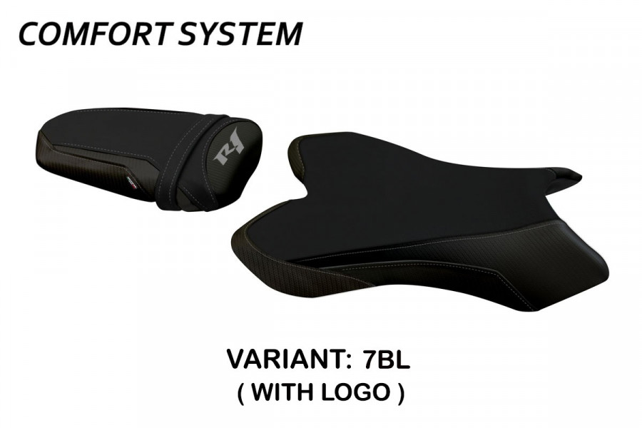 Funda de asiento compatible Yamaha R1 (04-06) modelo Biel comfort system