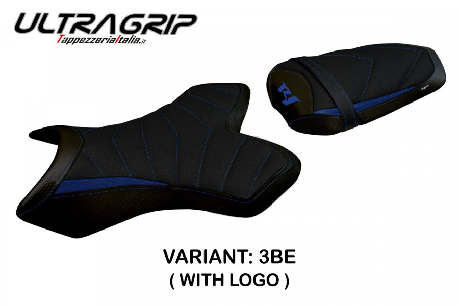 Funda de asiento compatible con Yamaha R1 (04-06) modelo Tolone 1 ultragrip