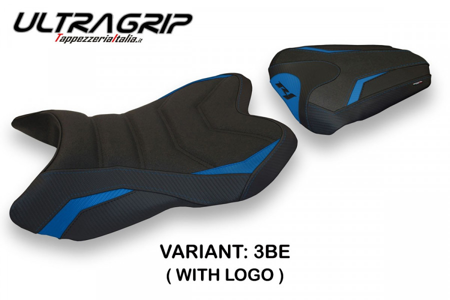 Funda de asiento compatible con Yamaha R1 (07-08) modelo Habay 1 ultragrip