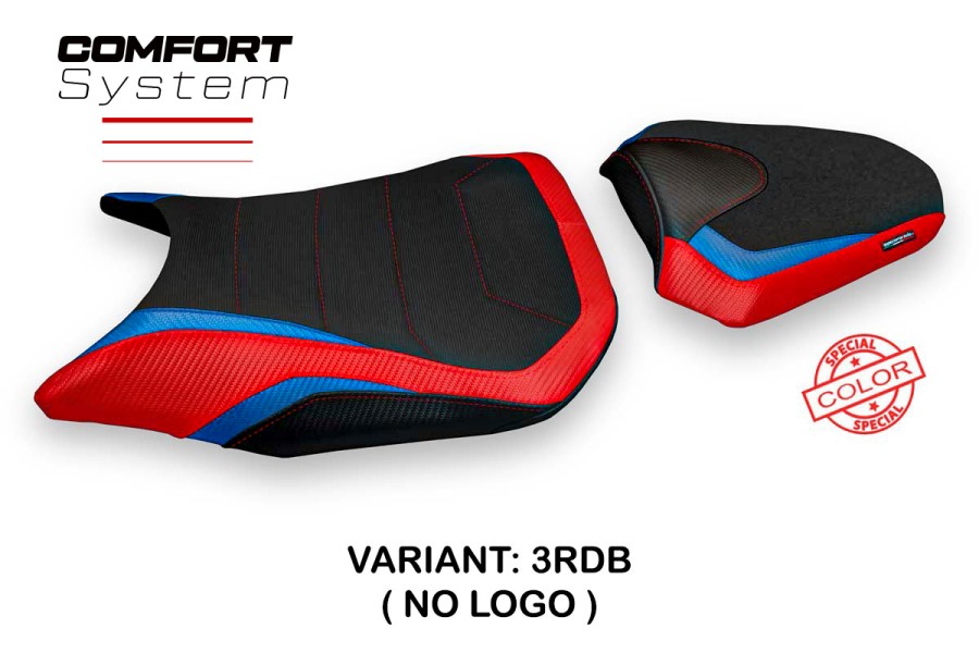 Funda de asiento compatible Honda CBR 500 R (17-20) modelo Diamante special color comfort system