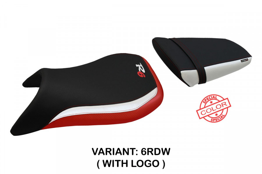 Seat cover compatible Yamaha R6 (99-02) Glasgow special color model