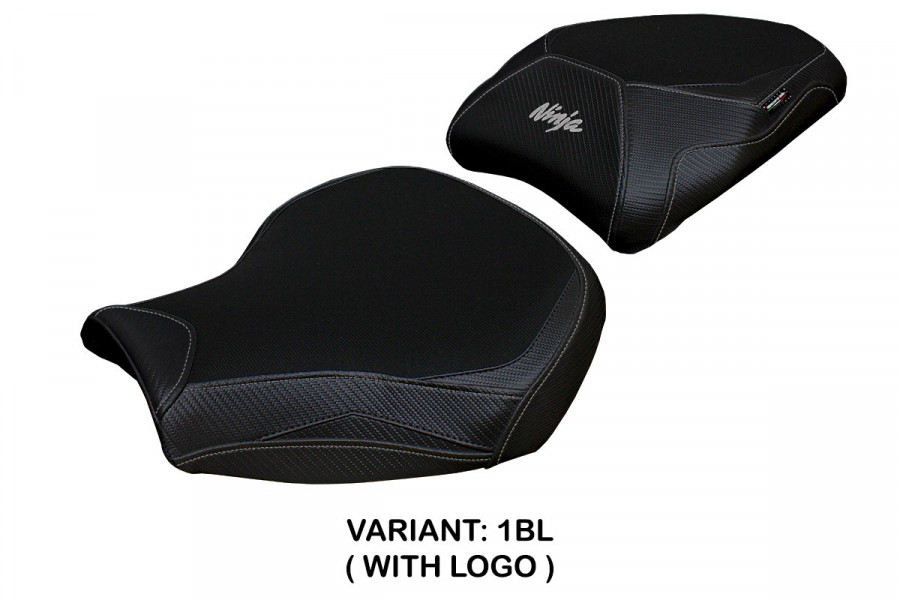 Funda de asiento compatible con Kawasaki Ninja H2 1000 SX (18-22) modelo Moniz