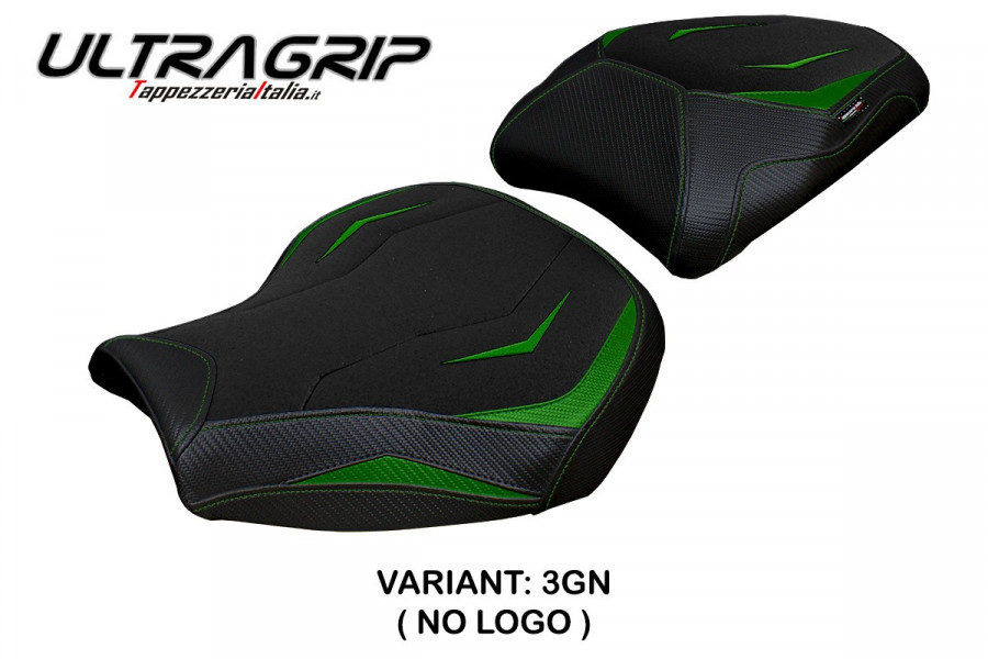 Funda de asiento compatible con Kawasaki Ninja H2 1000 SX (18-22) modelo Moniz ultragrip