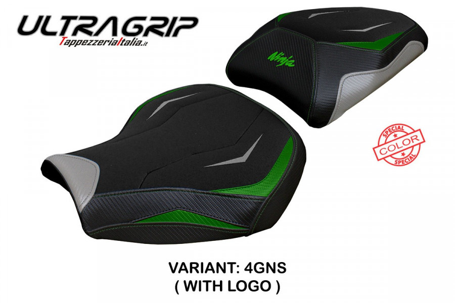 Seat cover compatible with Kawasaki Ninja H2 1000 SX (18-22) model Moniz ultragrip