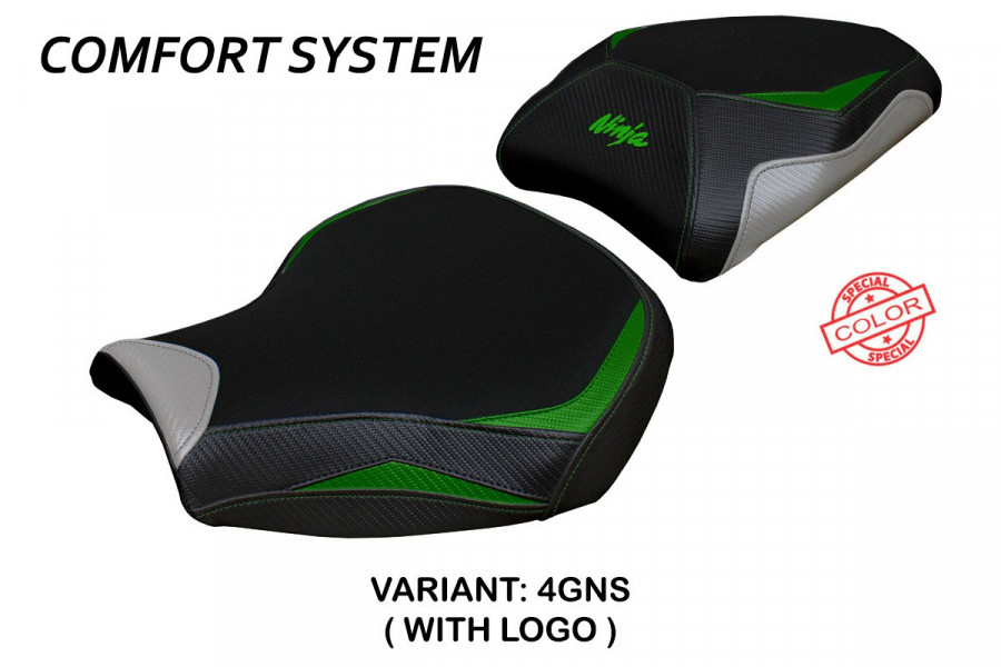 Seat cover compatible with Kawasaki Ninja H2 1000 SX (18-22) model Moniz comfort system