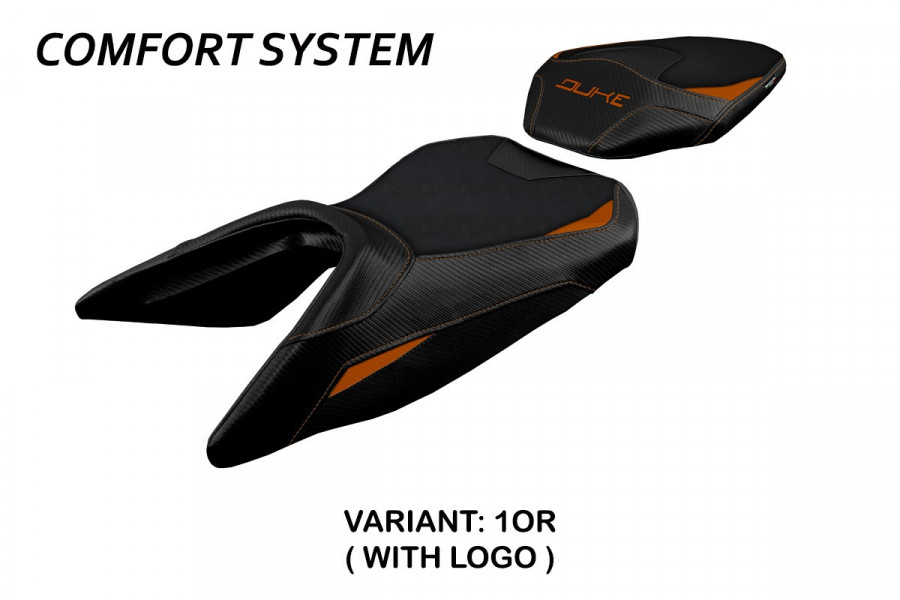 Sitzbezug kompatibel KTM 390 Duke (17-22) Modell Haiti comfort system