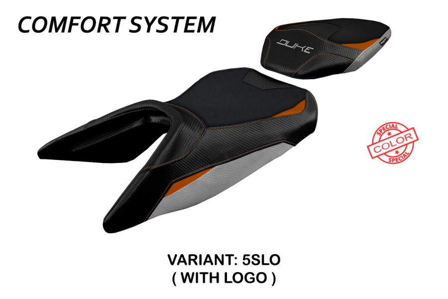 Sitzbezug kompatibel KTM 390 Duke (17-22) Modell Haiti comfort system