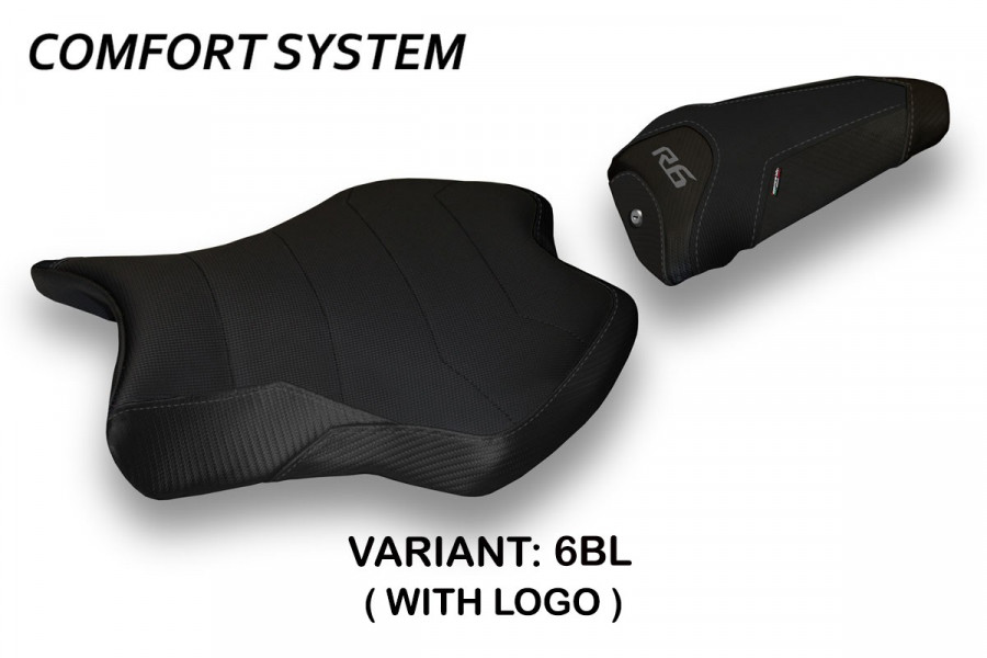 Seat cover compatible Yamaha R6 (17-22) Alba 2 comfort system model