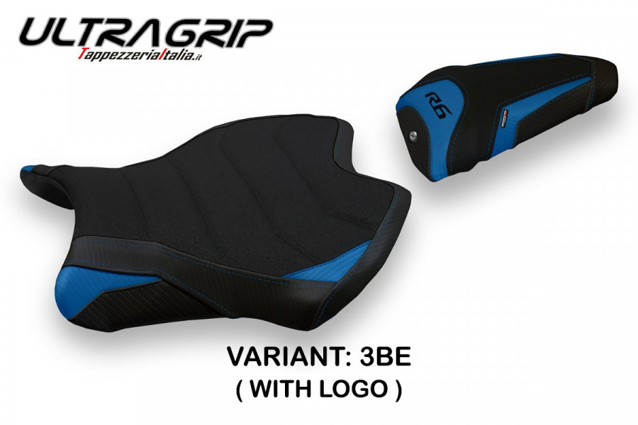 Seat cover compatible Yamaha R6 (17-22) Helsinki 1 ultragrip model