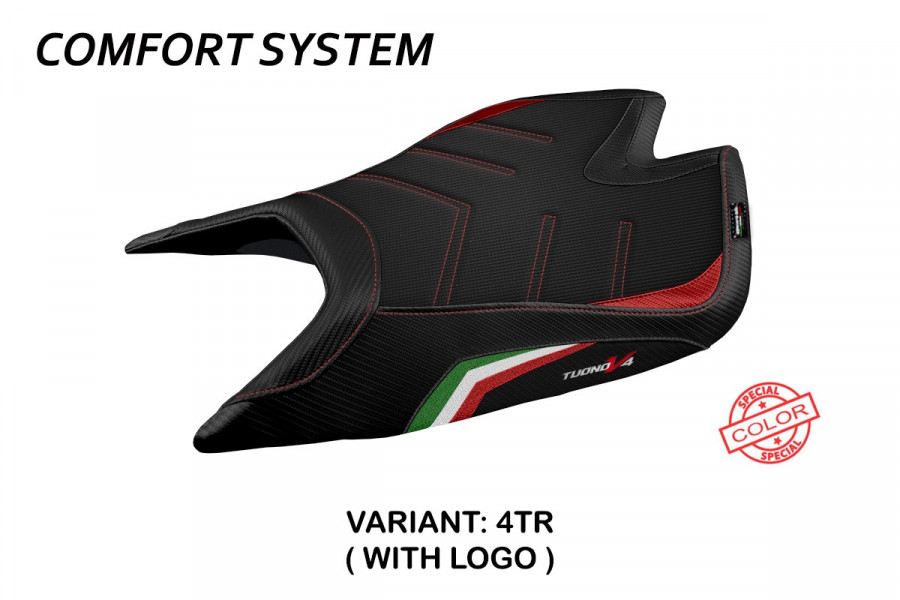 Seat cover compatible Aprilia Tuono V4 Factory (21-22) Nashua special color comfort system model