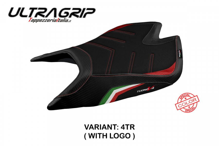 Funda de asiento compatible con Aprilia Tuono V4 Factory (21-22) modelo Nashua special color ultragrip