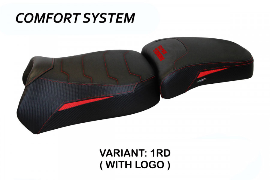 Funda de asiento compatible con Yamaha Super Tenere 1200 (10-20) modelo Maui comfort system