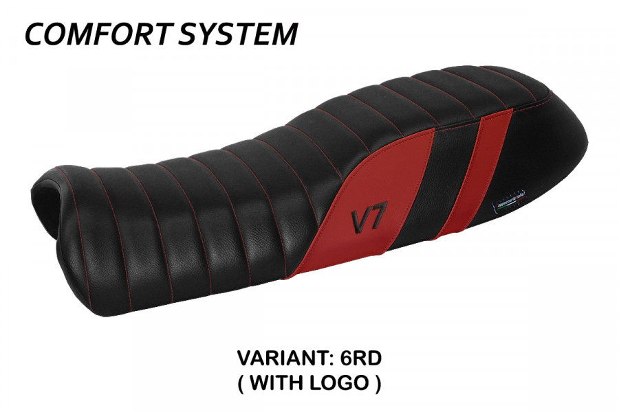 Funda de asiento compatible Moto Guzzi V7 modelo Davis comfort system