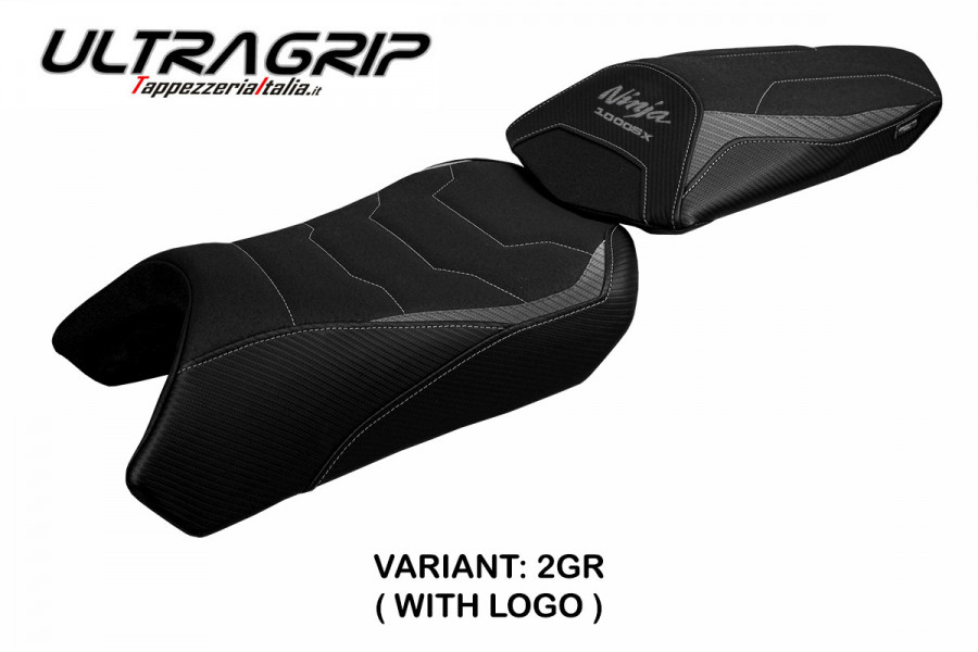 Funda de asiento compatible con Kawasaki Ninja 1000 SX (20-22) modelo Arusha ultragrip